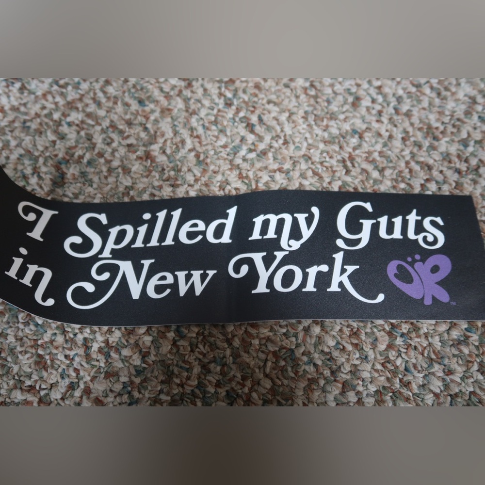 Olivia Rodrigo bumper sticker